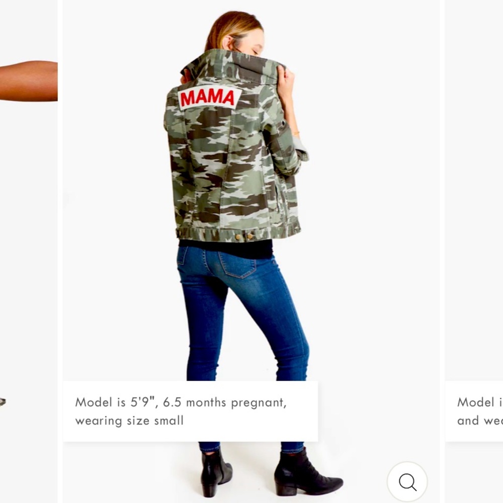 INGRID+ISABEL
MAMA CAMO JACKET